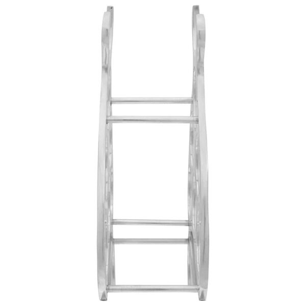 vidaXL Wine Rack Silver 38 x 33 x 13 cm Aluminium