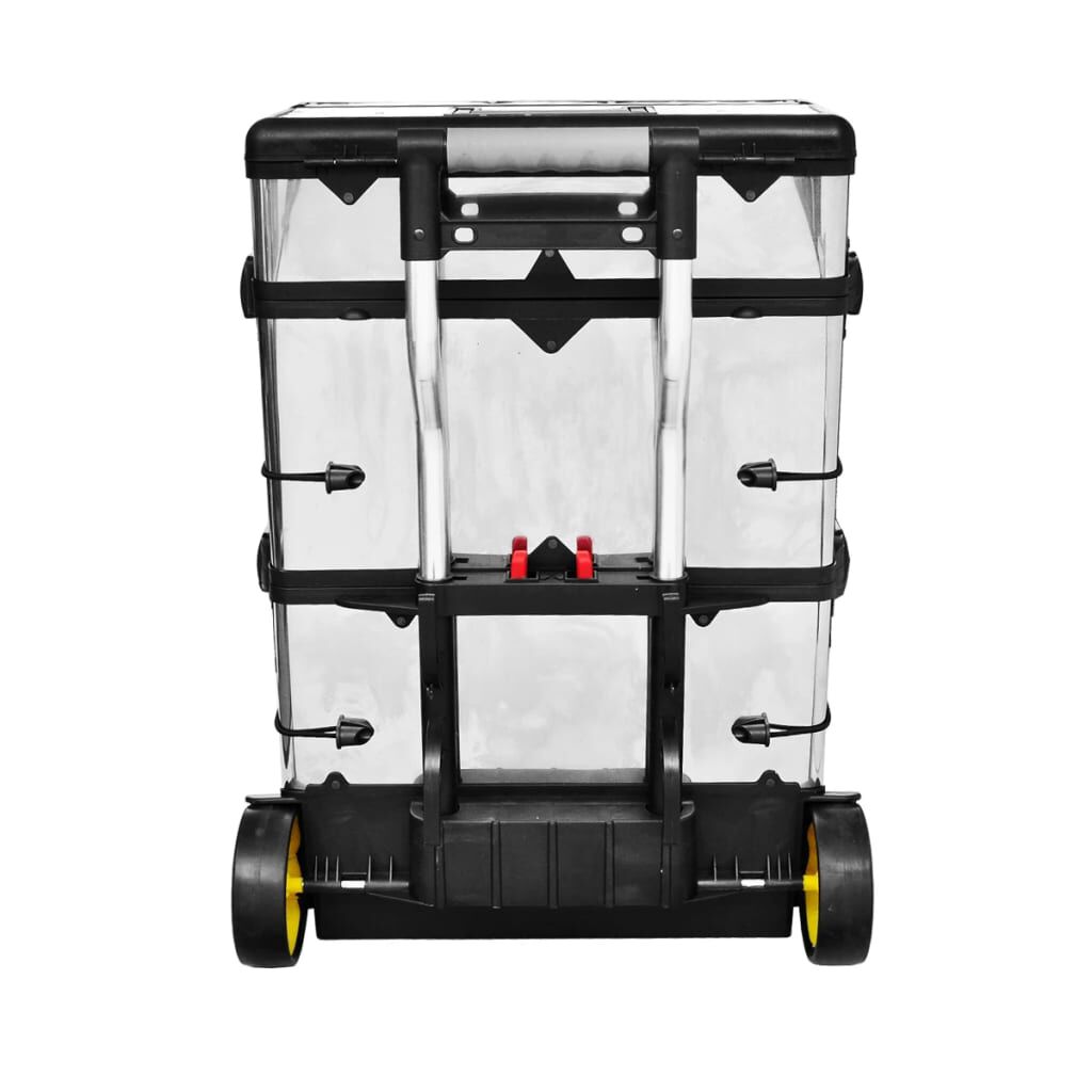 vidaXL 3-Part Rolling Tool Box replaces 140174
