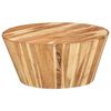 vidaXL Coffee Table Ø65x31 cm Solid Acacia Wood