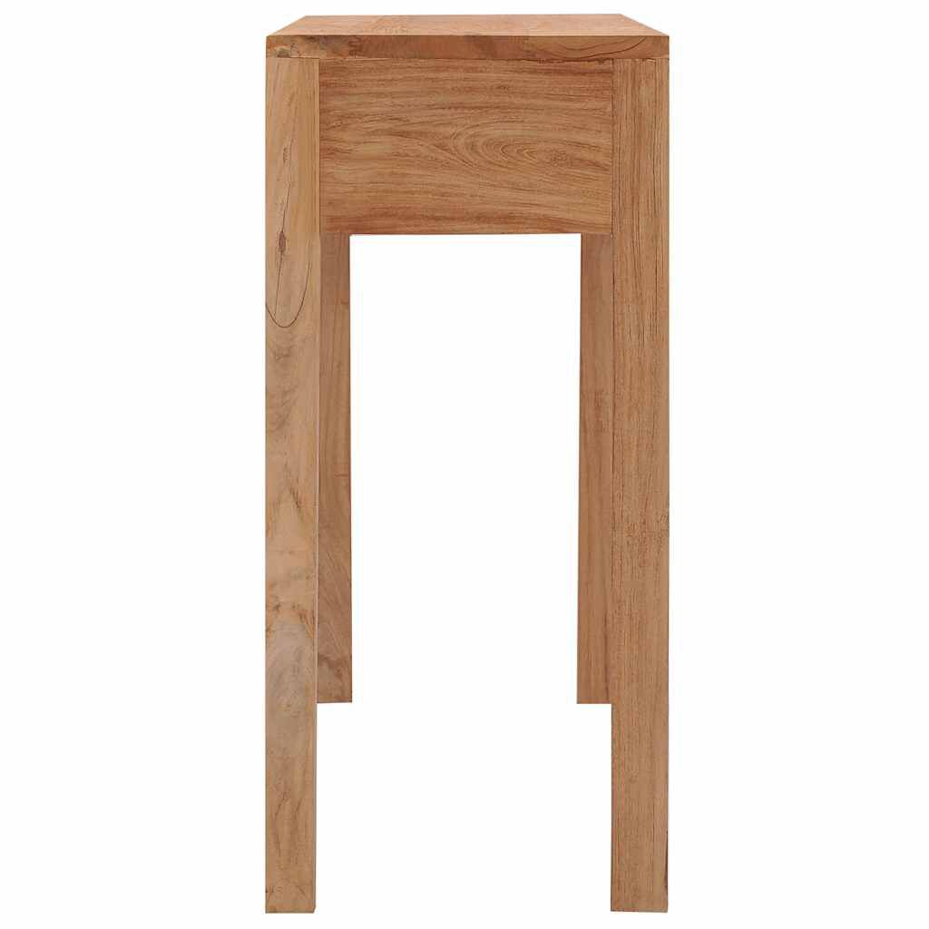 vidaXL Console Table 110x35x75 cm Solid Teak Wood
