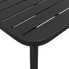 vidaXL 9 Piece Garden Dining Set Anthracite Steel