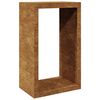 vidaXL Firewood Rack 60x40x100 cm Weathering Steel