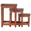 vidaXL Nesting Tables 3 pcs Solid Acacia Wood