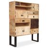 vidaXL Sideboard Solid Mango Wood 100x30x130 cm