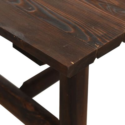 vidaXL Side Table 49x49x50 cm Solid Wood Spruce
