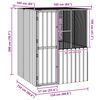 vidaXL Bird Cage Anthracite 154 x 154 x 200 cm Galvanised Steel