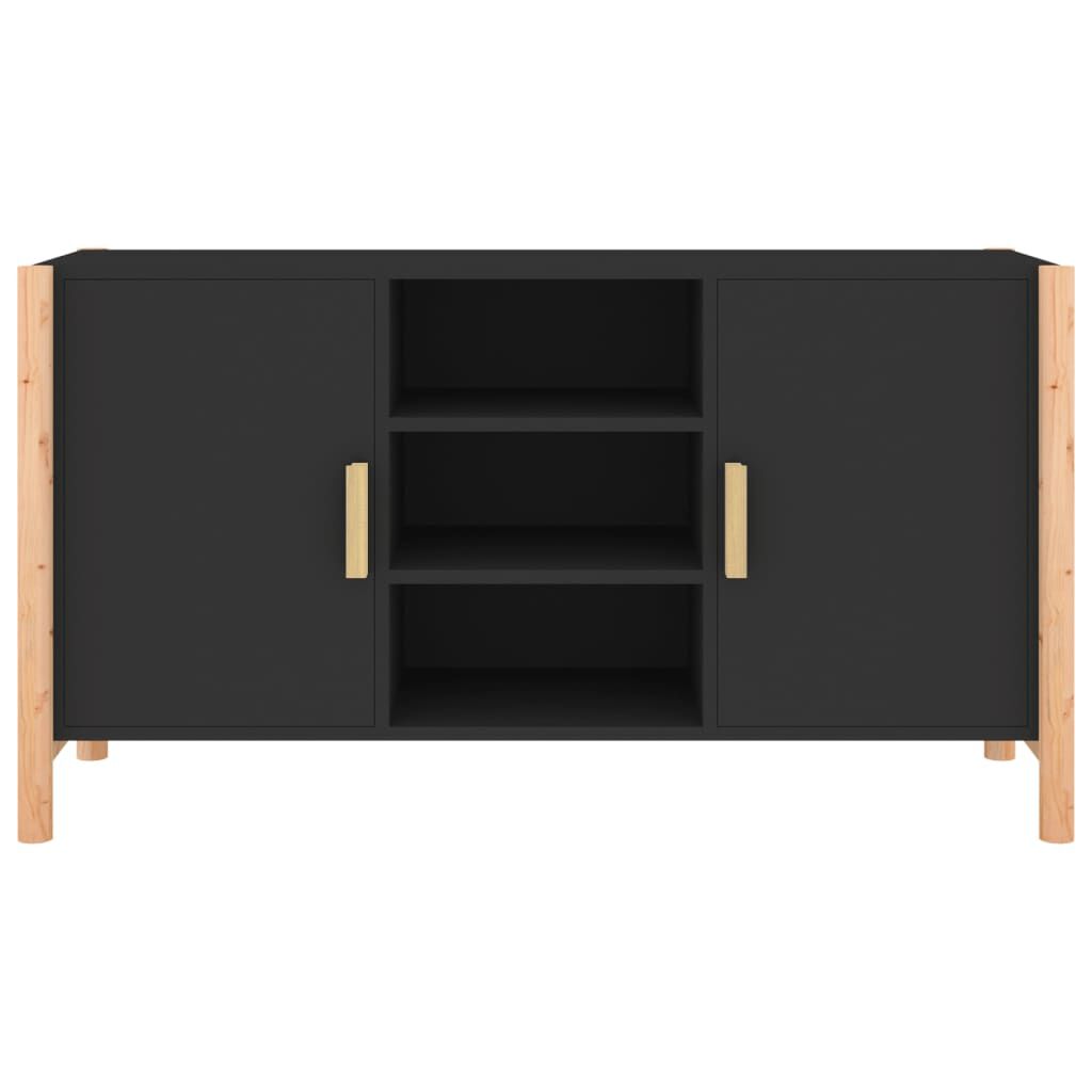 vidaXL Sideboard Black 107x38x60 cm Engineered Wood