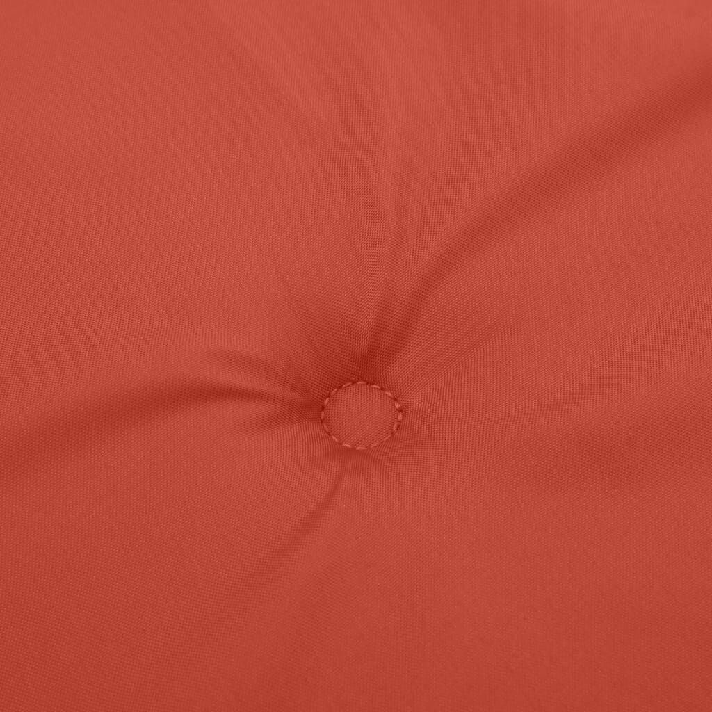 vidaXL Garden Bench Cushion Melange Red 200x50x7 cm Fabric