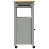vidaXL Kitchen Trolley MONZA 48x40x90 cm Solid Wood Pine