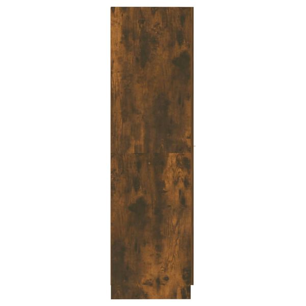 vidaXL Apothecary Cabinet Smoked Oak 30x42.5x150 cm Engineered Wood