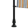 vidaXL Outdoor Roller Blind Yellow and White 120x270 cm Fabric&Steel