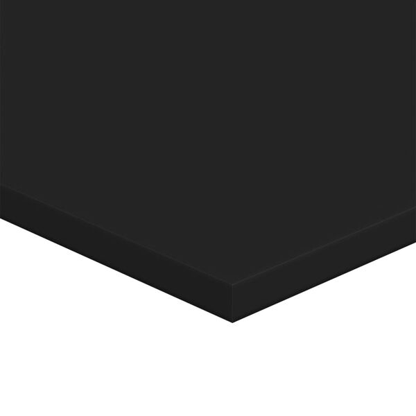 vidaXL Bookshelf Boards 8 pcs Black 80x50x1.5 cm Engineered Wood