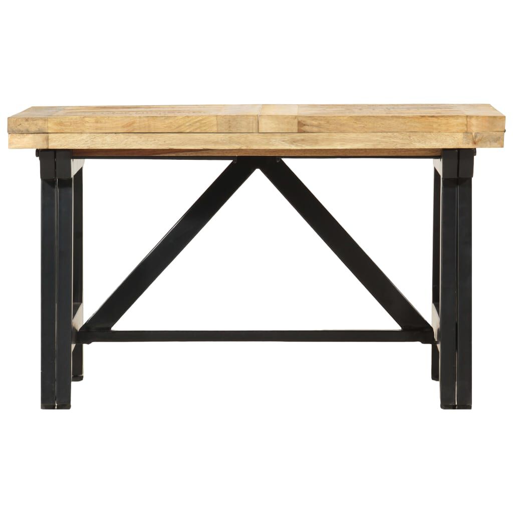 vidaXL Extendable Coffee Table 160x70x45 cm Solid Mango Wood
