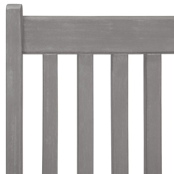 vidaXL Garden Reclining Chairs 6 pcs Grey Solid Acacia Wood