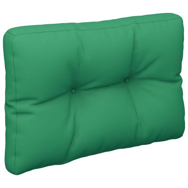 vidaXL Pallet Cushion Green 60x40x12 cm Fabric