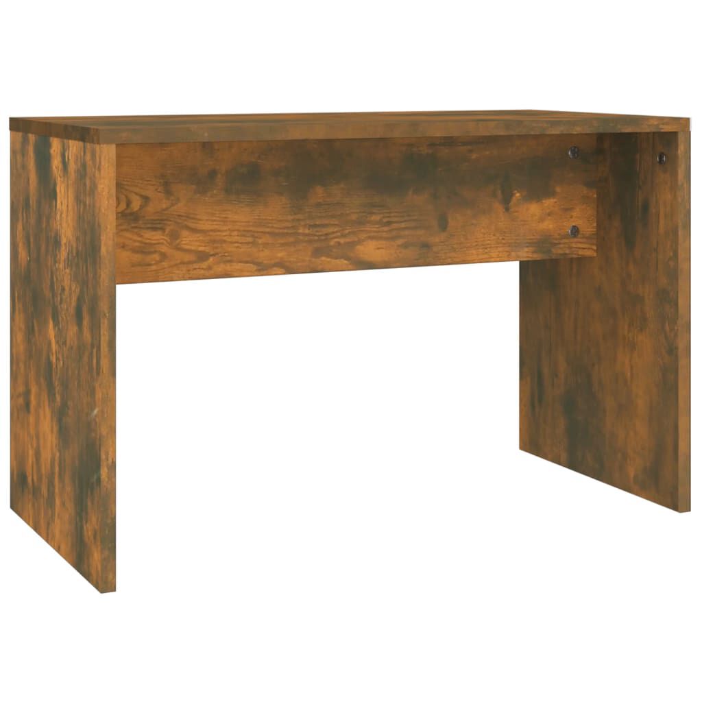 vidaXL Dressing Stool Smoked Oak 70x35x45 cm Engineered Wood