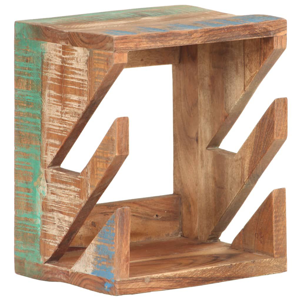 vidaXL Wall Mounted Skateboard Holder 25x20x30 cm Solid Reclaimed Wood