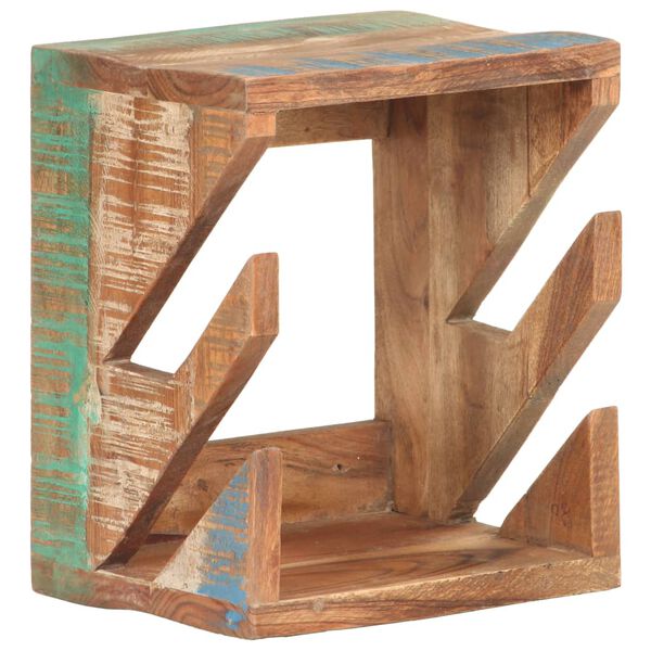 vidaXL Wall Mounted Skateboard Holder 25x20x30 cm Solid Reclaimed Wood