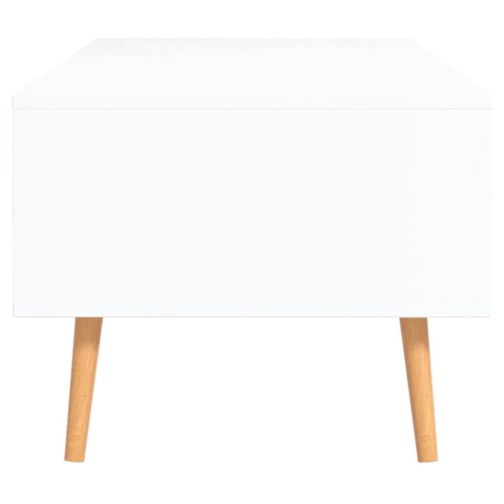 vidaXL Coffee Table White and Sonoma Oak 100x49.5x43 cm Engineered Wood