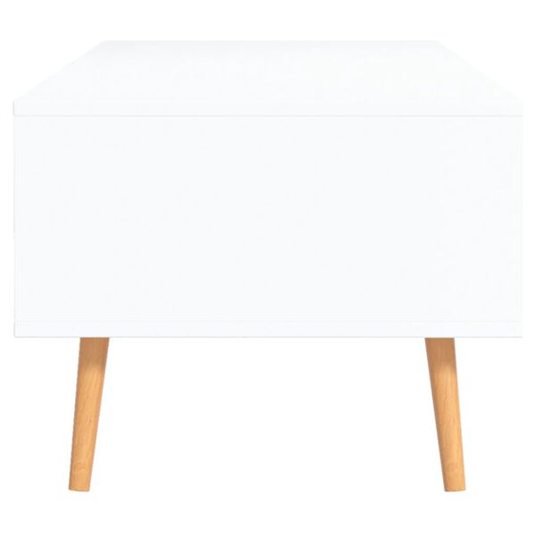 vidaXL Coffee Table White and Sonoma Oak 100x49.5x43 cm Engineered Wood