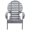 vidaXL Adirondack Chair Solid Acacia Wood Grey