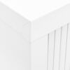 vidaXL Sliding Door Cabinet White 90x40x90 cm Steel