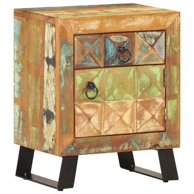 vidaXL Bedside Cabinet 40x30x50 cm Solid Reclaimed Wood