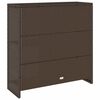 vidaXL Storage Cabinet with Storage Brown 100 x 36 x 102 cm Rattan