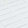 vidaXL Garden Table White 78x55x38 cm Plastic