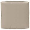 vidaXL Cushion Taupe 80 x 80 x 12 cm Oxford Fabric