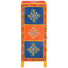 vidaXL Hand Painted Sideboard 54x30x74 cm Solid Wood Mango