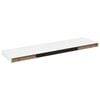 vidaXL Floating Wall Shelves 4 pcs High Gloss White 90x23,5x3,8 cm MDF