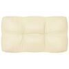 vidaXL Pallet Sofa Cushions 7 pcs Cream