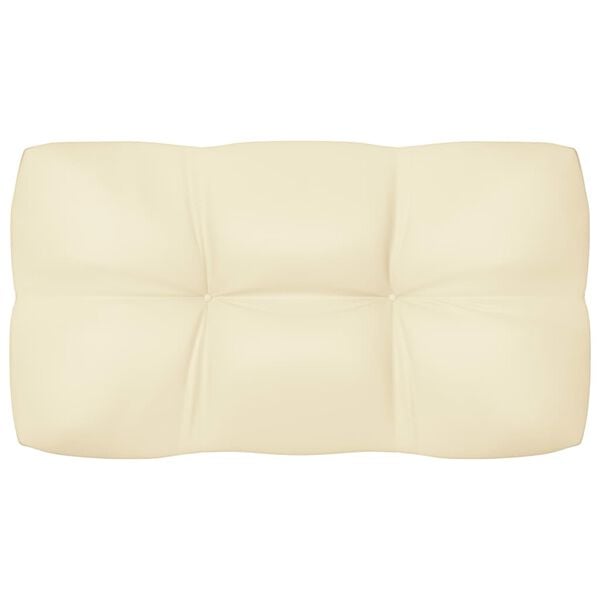 vidaXL Pallet Sofa Cushions 7 pcs Cream