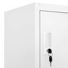 vidaXL Locker Cabinet Light Grey 90x40x180 cm Steel
