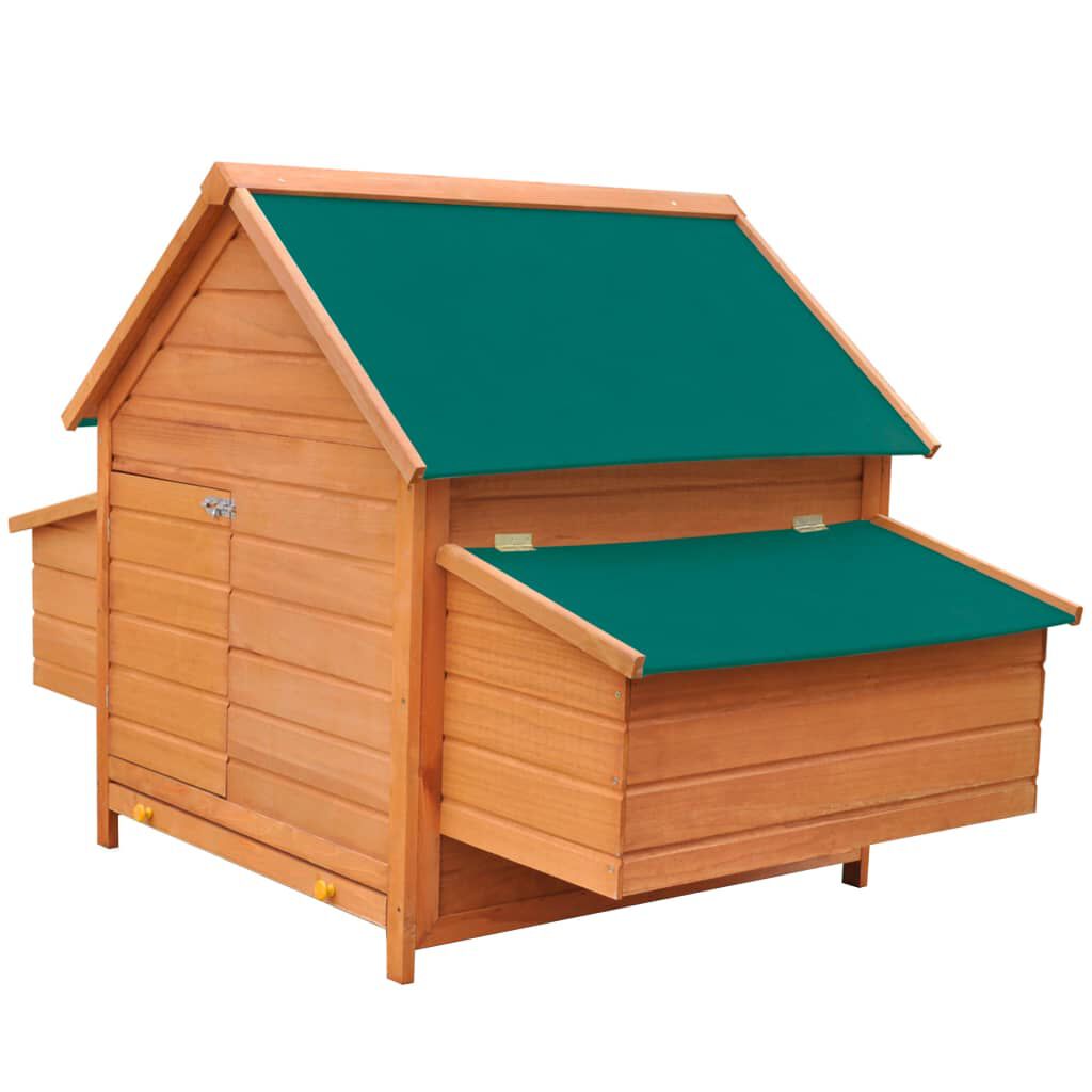 vidaXL Chicken Coop Wood 157x97x110 cm