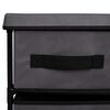 vidaXL Storage Cabinet with 6 Drawers 55x29x55 cm Grey Steel