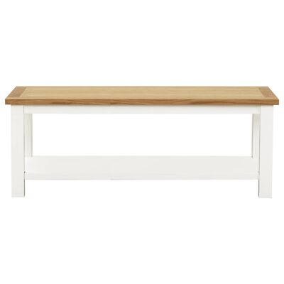 vidaXL Coffee Table 110x55x40 cm Solid Oak Wood