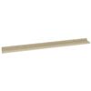 vidaXL Wall Shelves 2 pcs Sonoma Oak 100x9x3 cm