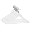 vidaXL 20 pcs Clothes Hanger Set Non-slip White Hardwood