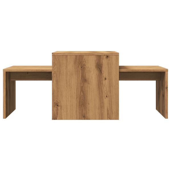 vidaXL Coffee Table Artisan Oak 100x48x40 cm Engineered Wood