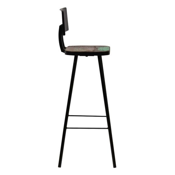 vidaXL Bar Set 7 Piece Solid Reclaimed Wood Multicolour