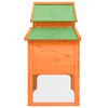 vidaXL Chicken Coop Brown 186.5x58.5x113 cm Solid Wood Pine