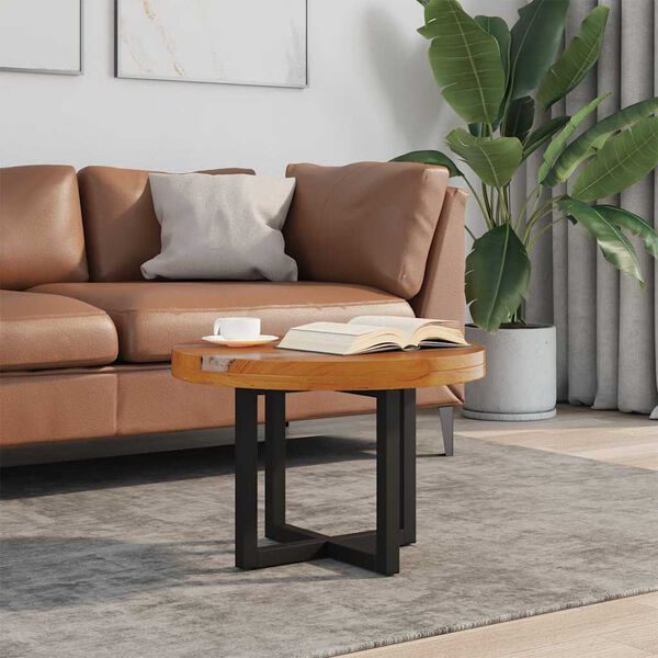 vidaXL Coffee Table Teak Resin 100x50 cm