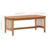 vidaXL 5 Piece Garden Lounge Set with Cushions Solid Acacia Wood (310255+2x310257)