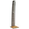 vidaXL Outdoor Shower Grey 55x60x224 cm Poly Rattan and Acacia Wood