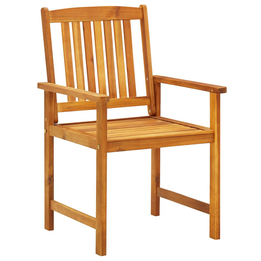 vidaXL 3 Piece Garden Dining Set Made of Solid Acacia Wood