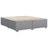 vidaXL Bed Frame without Mattress Light Grey California King Fabric