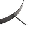 vidaXL Garden Lawn Roller Pull with Aerator Clamps Black 42 L Iron and Steel