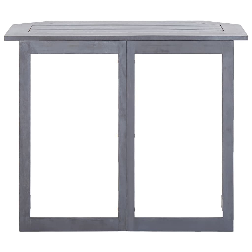 vidaXL Folding Balcony Table 90x50x74 cm Solid Acacia Wood